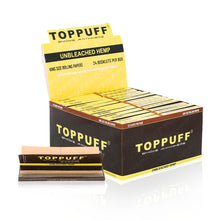 Load image into Gallery viewer, TOPPUFF Yellow Rolling Paper with Rolling Tips, King Size Slim Cigarette Rolling Paper, Slow Burning Rolling Papers, 32 PCS / Pack 24 Packs / Box