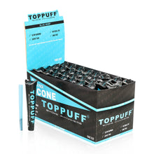 Load image into Gallery viewer, TOPPUFF Blue King Size Pre Rolled Cones, Natural Rolling Cones With Tips, Slow Burning Pre Rolled Rolling Paper, 3 PCS / Pack 32 Packs / Box