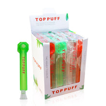 Load image into Gallery viewer, TOPPUFF 161 mm Plastic Tobacco Pipe, Colorful Smoking Pipe with Glass Bowl, 12 PCS / Box