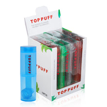 Load image into Gallery viewer, TOPPUFF Plastic Bong with Glass Oil Rig, Colorful & Portable Plastic Bong, Pack with Plastic Storage Jar, 12 PCS / Box