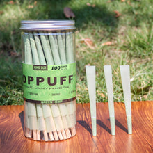 Load image into Gallery viewer, TOPPUFF Green King Size Pre Rolled Cones, Natural Rolling Cones With Tips, Slow Burning Pre Rolled Rolling Paper, 100 PCS / Pack