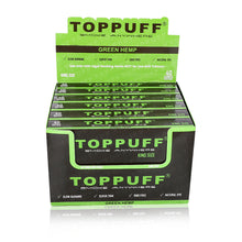 Load image into Gallery viewer, TOPPUFF Green King Size Pre Rolled Cones, Natural Rolling Cones With Tips, Slow Burning Pre Rolled Rolling Paper, 40 PCS / Pack 12 Packs / Box