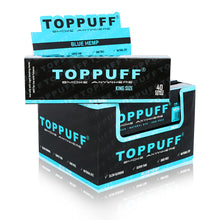 Load image into Gallery viewer, TOPPUFF Blue King Size Pre Rolled Cones, Natural Rolling Cones With Tips, Slow Burning Pre Rolled Rolling Paper, 40 PCS / Pack 12 Packs / Box