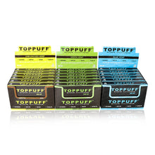 Load image into Gallery viewer, TOPPUFF Green King Size Pre Rolled Cones, Natural Rolling Cones With Tips, Slow Burning Pre Rolled Rolling Paper, 40 PCS / Pack 12 Packs / Box