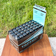 Load image into Gallery viewer, TOPPUFF Blue King Size Pre Rolled Cones, Natural Rolling Cones With Tips, Slow Burning Pre Rolled Rolling Paper, 3 PCS / Pack 32 Packs / Box