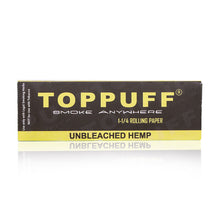 Load image into Gallery viewer, TOPPUFF Yellow Rolling Paper, 1 1/4 Size Slim Cigarette Rolling Paper, Slow Burning Rolling Papers, 50 PCS / Pack 25 Packs / Box
