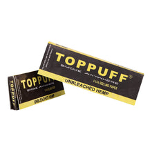 Load image into Gallery viewer, TOPPUFF Yellow Rolling Paper, 1 1/4 Size Slim Cigarette Rolling Paper, Slow Burning Rolling Papers, 50 PCS / Pack 25 Packs / Box