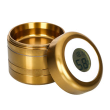 Load image into Gallery viewer, TOPPUFF Digital Display Aluminum Alloy Herb Grinder, 4 Lay Ø 63 Smoker Grinder, Premium Portable Tobacco Grinder