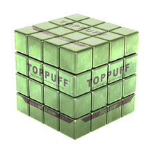 Load image into Gallery viewer, TOPPUFF Cube Shape Plastic Herb Grinder, 4 Lay 59 mm Smoker Grinder, Premium & Portable Tobacco Grinder, 6 PCS/ Box