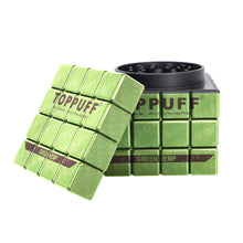 Load image into Gallery viewer, TOPPUFF Cube Shape Plastic Herb Grinder, 4 Lay 59 mm Smoker Grinder, Premium & Portable Tobacco Grinder, 6 PCS/ Box