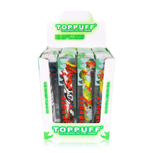 Load image into Gallery viewer, TOPPUFF Screw Plastic Bong & Glass Oil Rig, Screw Plastic Smoking Pipe Suit Ø 28 Bottle, 148 mm Acrylic Plastic Bong, 12 PCS / Box