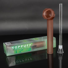 Load image into Gallery viewer, TOPPUFF Screw Plastic Bong & Glass Oil Rig, Screw Plastic Smoking Pipe Suit Ø 28 Bottle, 148 mm Acrylic Plastic Bong, 12 PCS / Box
