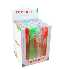 Load image into Gallery viewer, TOPPUFF 161 mm Plastic Tobacco Pipe, Colorful Smoking Pipe with Glass Bowl, 12 PCS / Box
