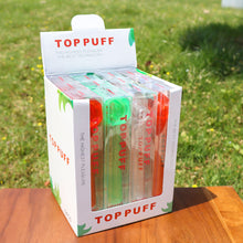 Load image into Gallery viewer, TOPPUFF 161 mm Plastic Tobacco Pipe, Colorful Smoking Pipe with Glass Bowl, 12 PCS / Box