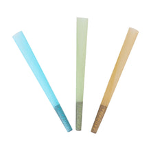 Load image into Gallery viewer, TOPPUFF Blue King Size Pre Rolled Cones, Natural Rolling Cones With Tips, Slow Burning Pre Rolled Rolling Paper, 40 PCS / Pack 12 Packs / Box
